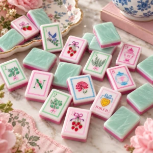 Spring Garden Strawberry Mahjong Tiles Lifestyle