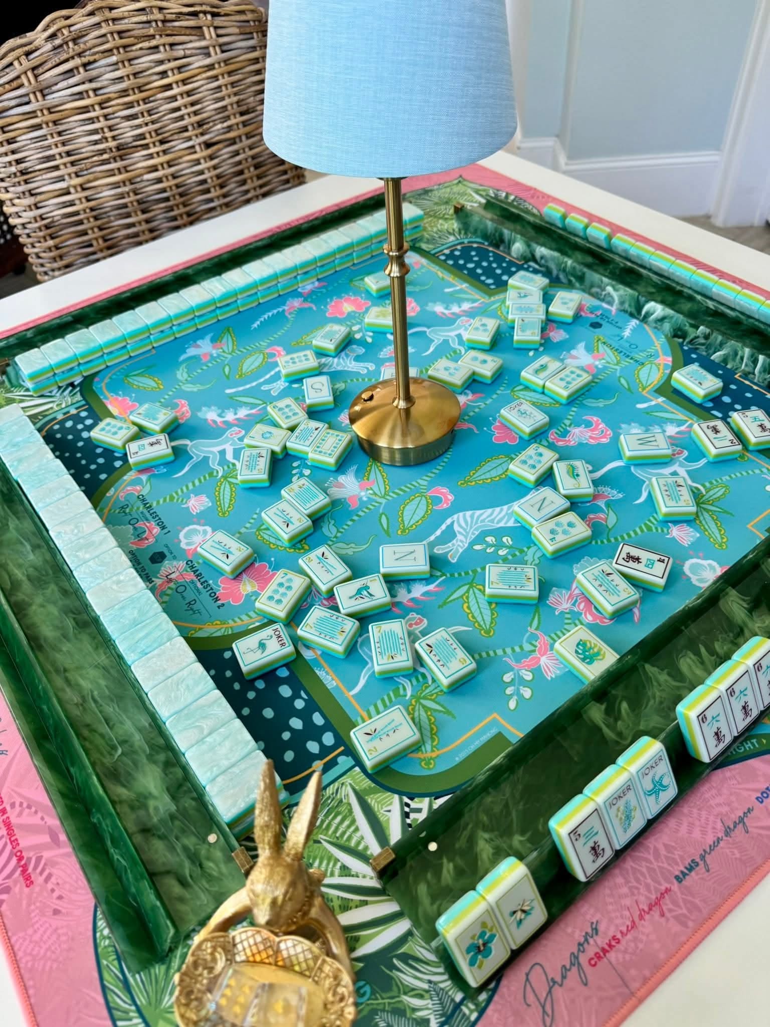 Sea Glass Green Mahjong Tiles photo review