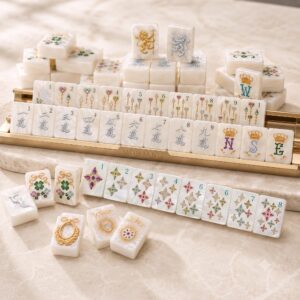 Pearlescent Jewel American Mahjong Tiles