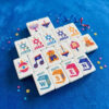 Hanukkah Glow Mahjong Tiles
