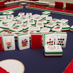 Christmas Cheer Mahjong Tiles