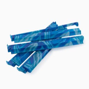 Ocean Blue Swirl Mahjong Rack & Pusher Set