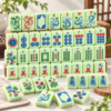 Celadon Garden Mahjong Tiles