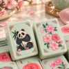 Jade Blossom Mahjong Tiles