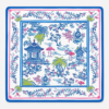 Flamingo Chinoiserie Garden Mahjong Mat