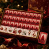 Red Christmas Glow Mahjong Tiles