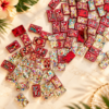 Ruby Mosaic American Mahjong Tiles