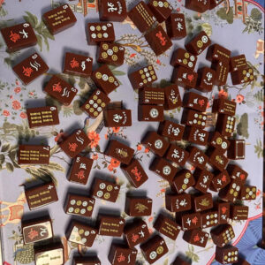 Cherry Red American Mahjong tile collection