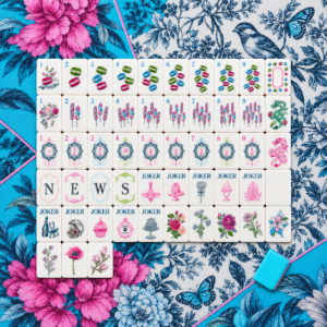 Pastel Macaron Garden American Mahjong Tiles