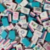Pastel Macaron Garden Mahjong Tile Details