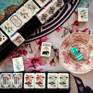 Pearl Crane Garden Mahjong Tiles Lifestyle