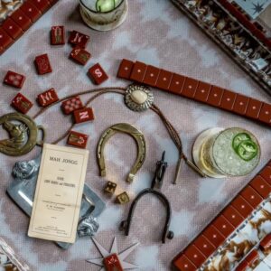 Terracotta Western Mahjong Flatlay