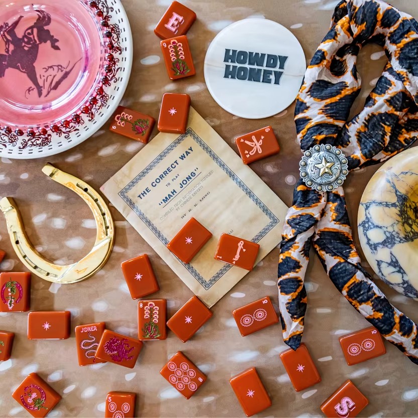 Terracotta Western Mahjong Game Night
