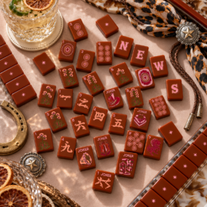 Terracotta Western Mahjong Tiles Lifestyle